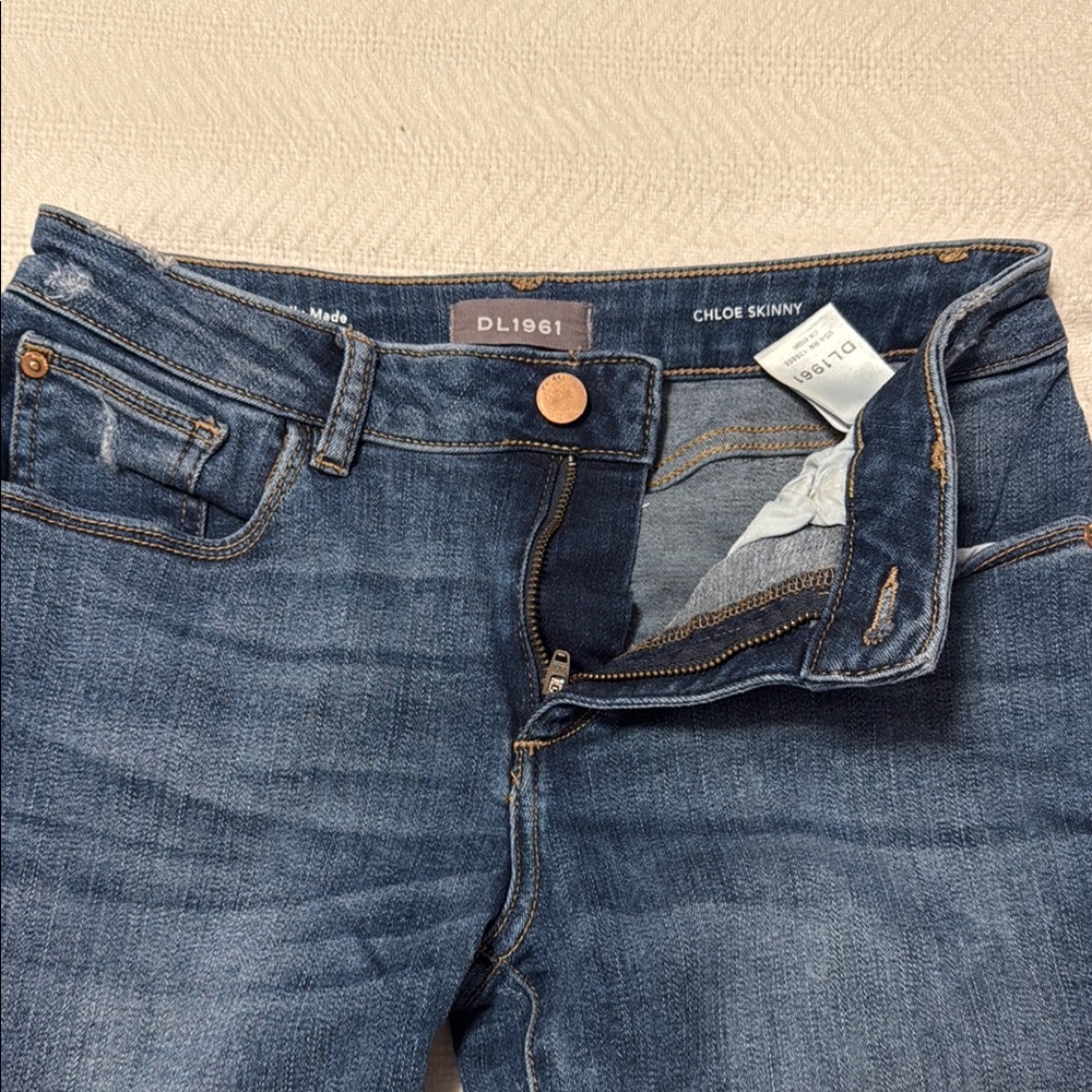 DL1961 Blue Skinny Jeans chloe skinny